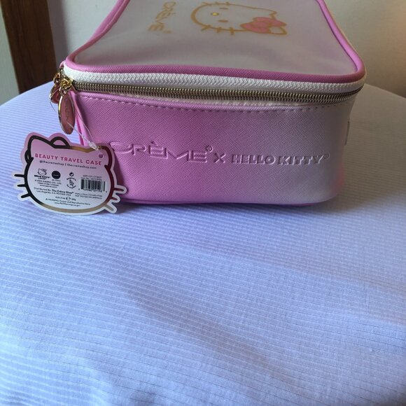 NWT  -  The Creme Shop x Hello Kitty Perfect Pink Travel Case - Picture 3 of 8